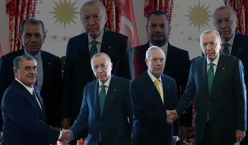 Erdoğan, dört kulübün başkan ve yönetim kurullarını kabul etti