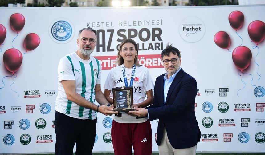 Kestel Belediyesi Yaz Spor Okullarında dönem sonu programı düzenlendi