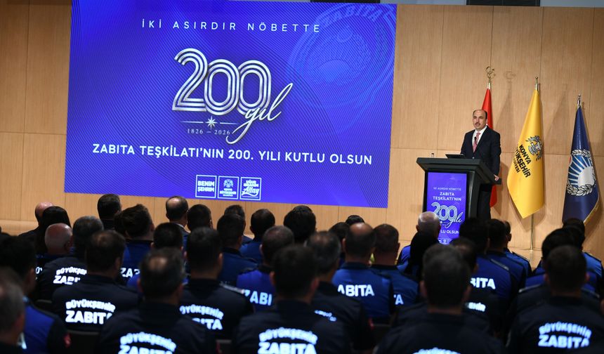 Konya'da Zabıta Teşkilatı'nın kuruluşunun 200. yılı kutlandı