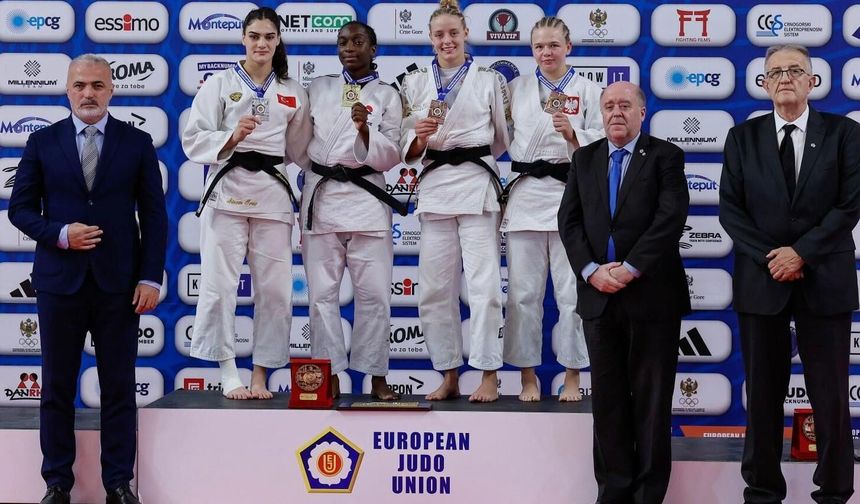 Sinem Oruç, Gençler Avrupa Judo Şampiyonası'nda Avrupa ikincisi oldu