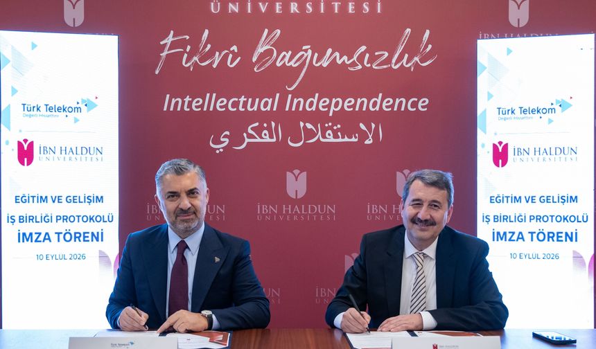 Türk Telekom ve İbn Haldun Üniversitesi milli yetenek ekosistem için güçlerini birleştirdi