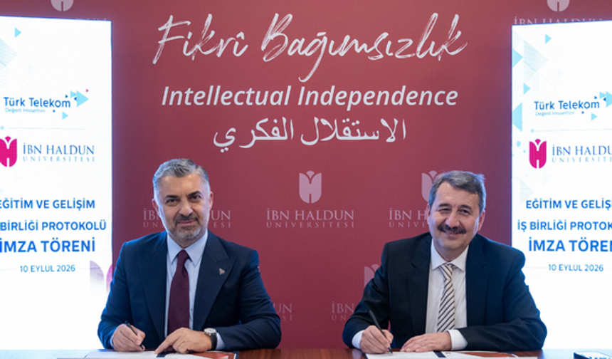 Türk Telekom ve İbn Haldun Üniversitesi'nden yarının dünyasına stratejik yatırım