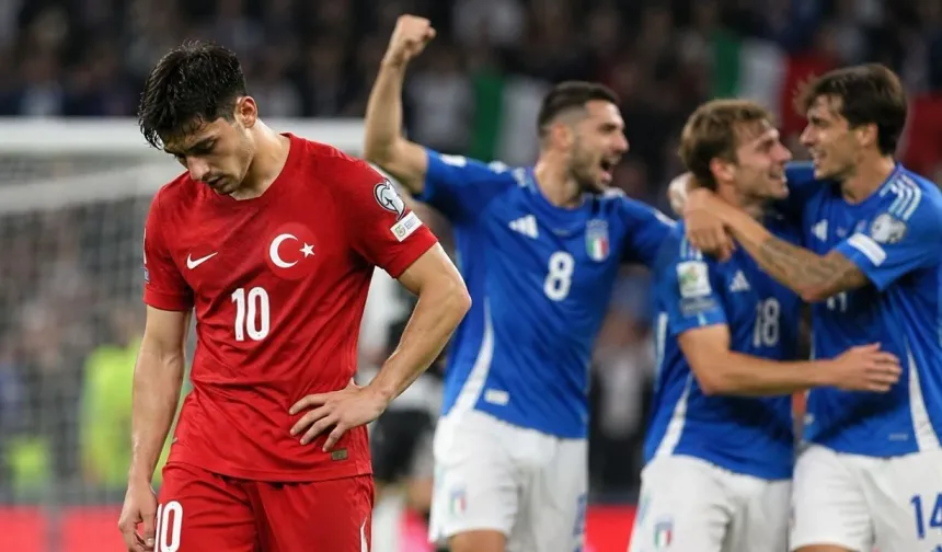 A Milli Futbol Takımı, İtalya'ya 3-1 mağlup oldu