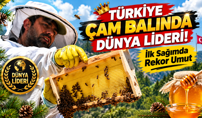 Türkiye Çam Balında Dünya Lideri! İlk Sağımda Rekor Umut