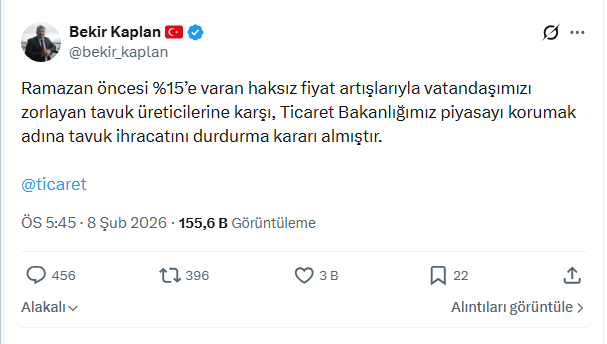 Son Dakika Tavuk İhracatı Ramazan Öncesi Durduruldu Isindetayi Haber