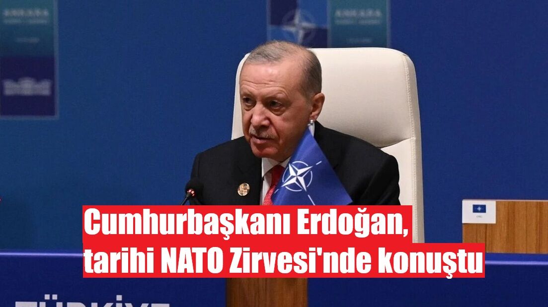Cumhurbaşkanı Erdoğan, tarihi NATO Zirvesi'nde konuştu