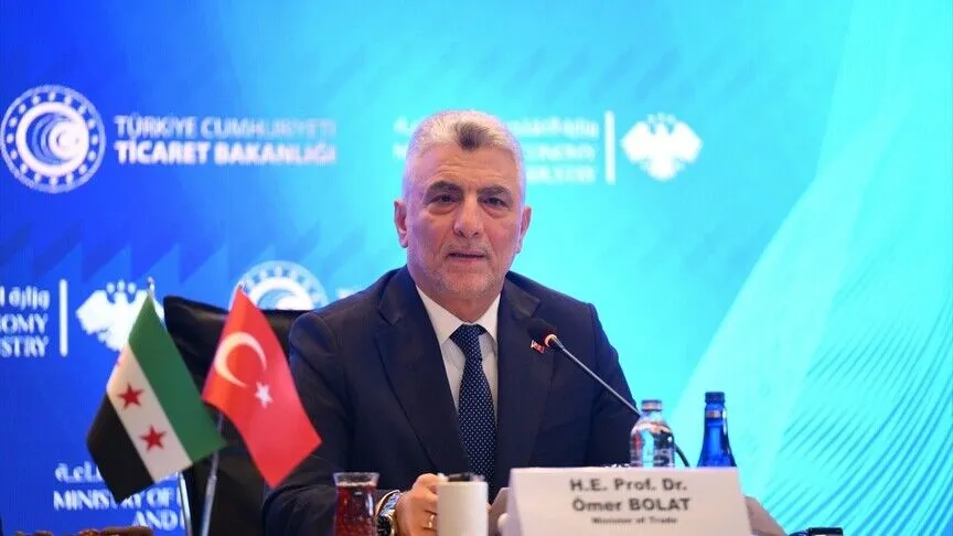 Bakan Bolat: Suriye ile güçlü bir ekonomik ortaklık inşa ediyoruz