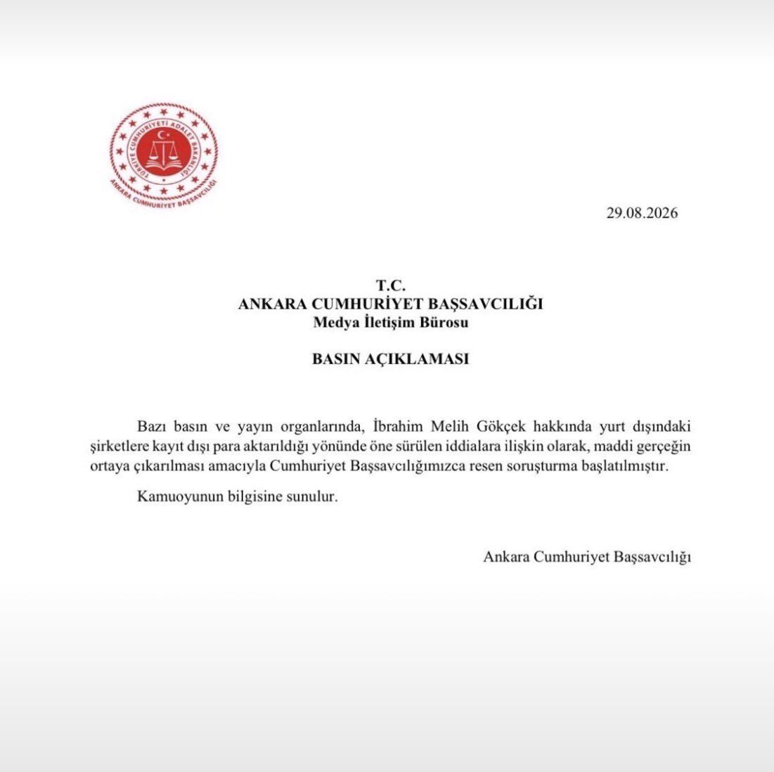 Melih Gökçek Hakkında Resen Soruşturma! Isindetayi Haber