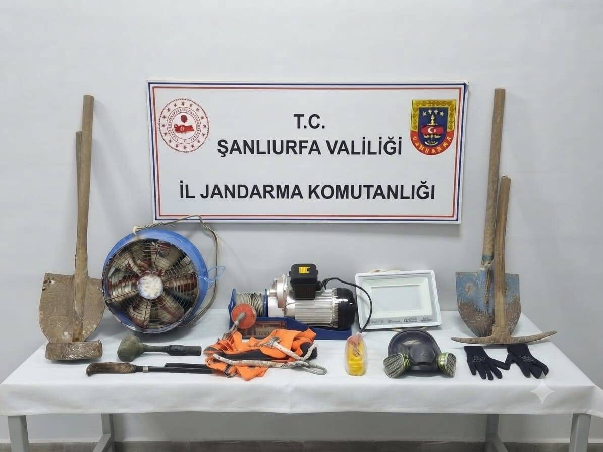 Eyyübiye'de Evin Içinde 25 Metrelik Kaçak Kazı 2 Şüpheli Yakalandı Isindetayi (2)