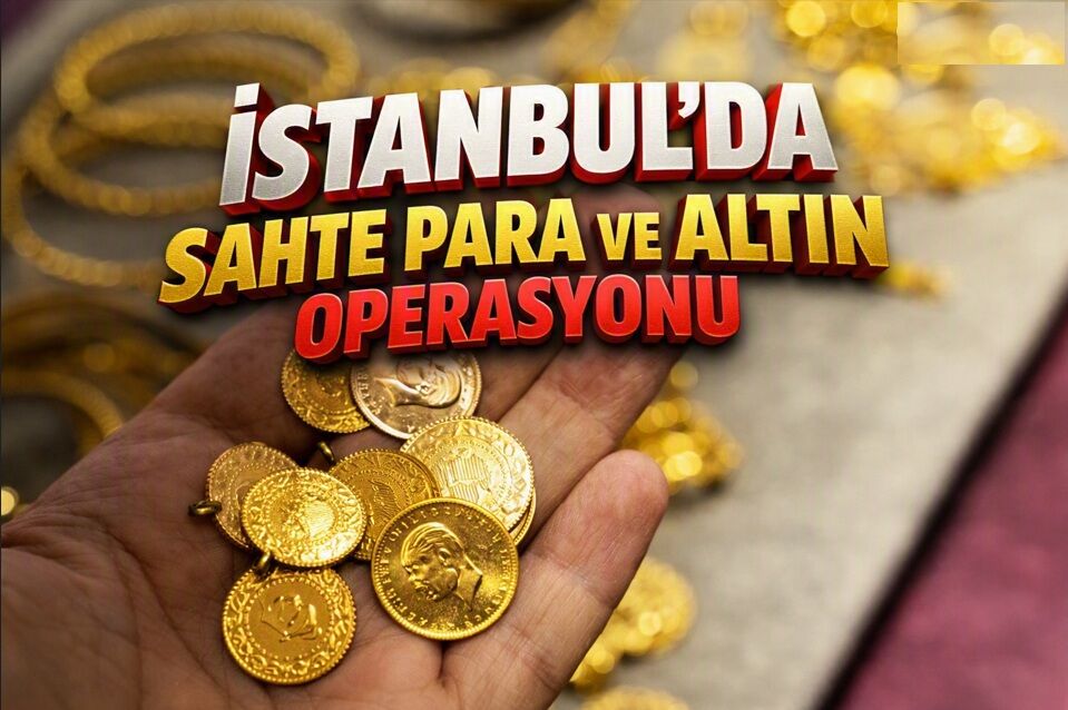 İstanbul’da sahte para ve altın soruşturmasında 11 şüpheli gözaltına alındı