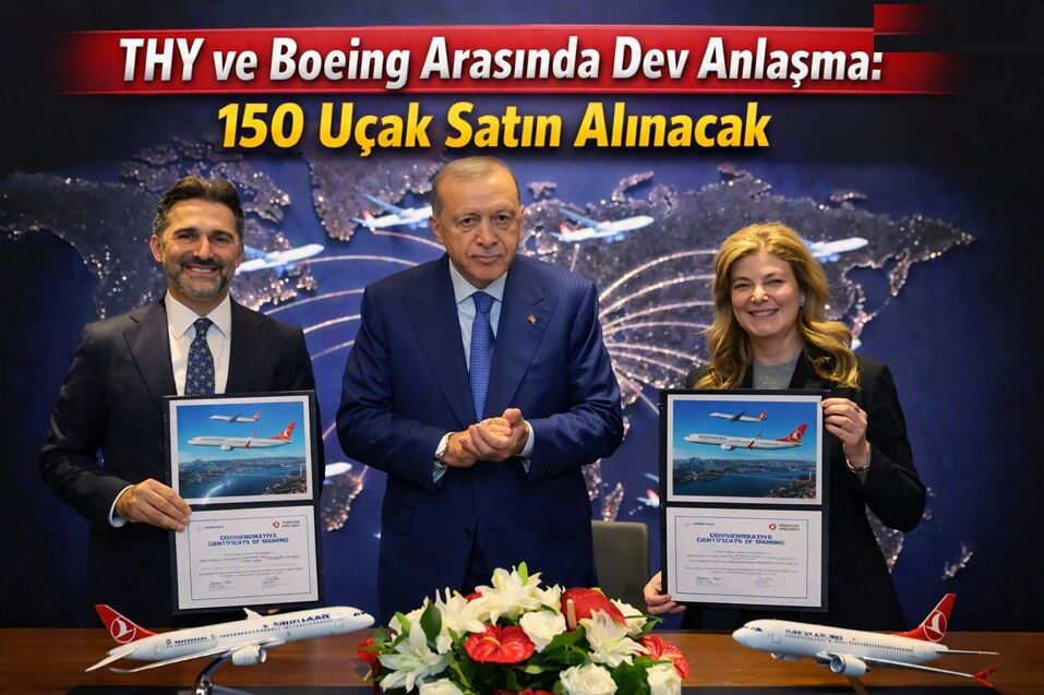 THY ve Boeing Arasında Dev Anlaşma: 150 Uçak Satın Alınacak
