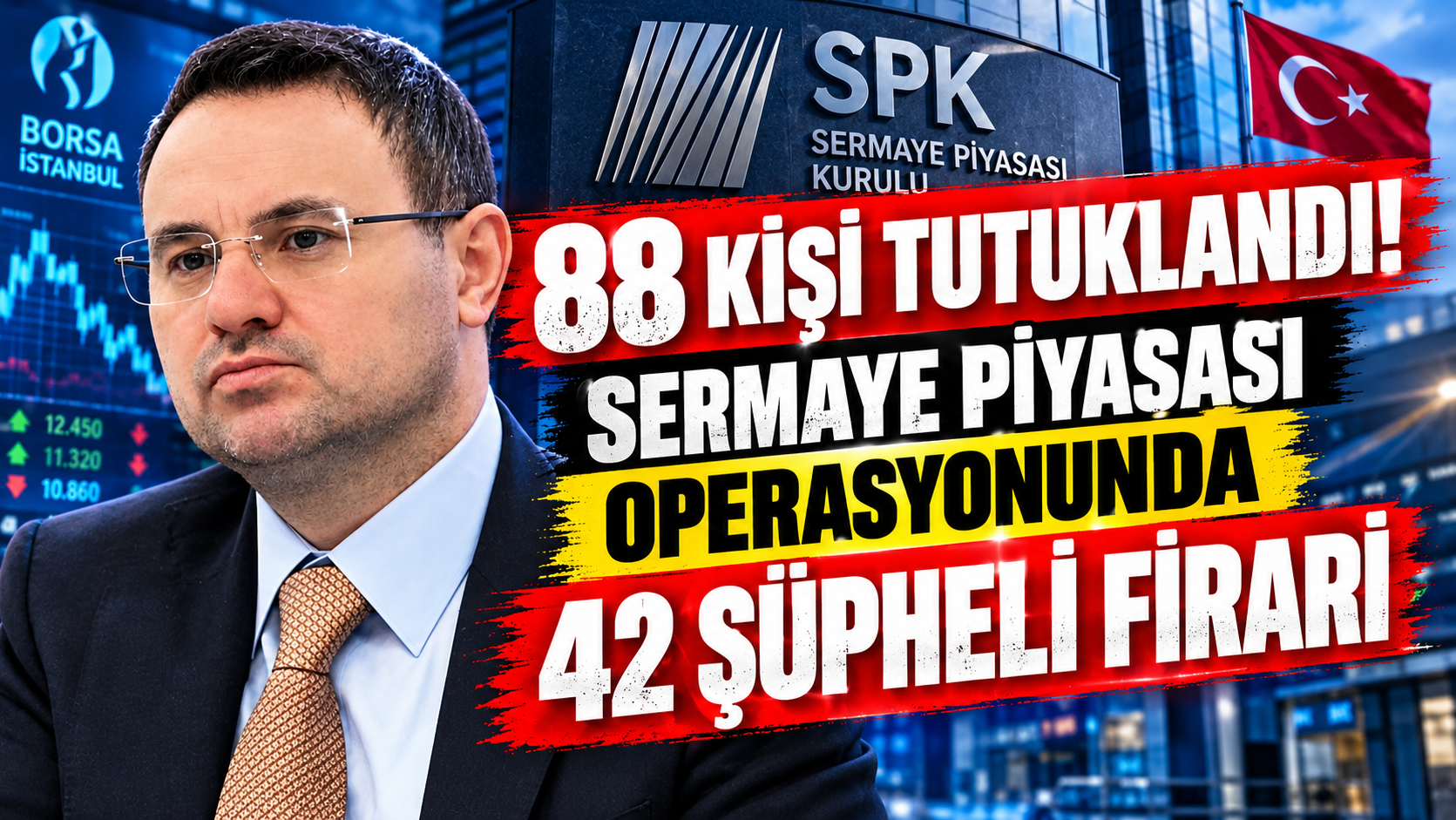 88 Kişi Tutuklandı! Sermaye Piyasası Operasyonunda 42 Şüpheli Firari