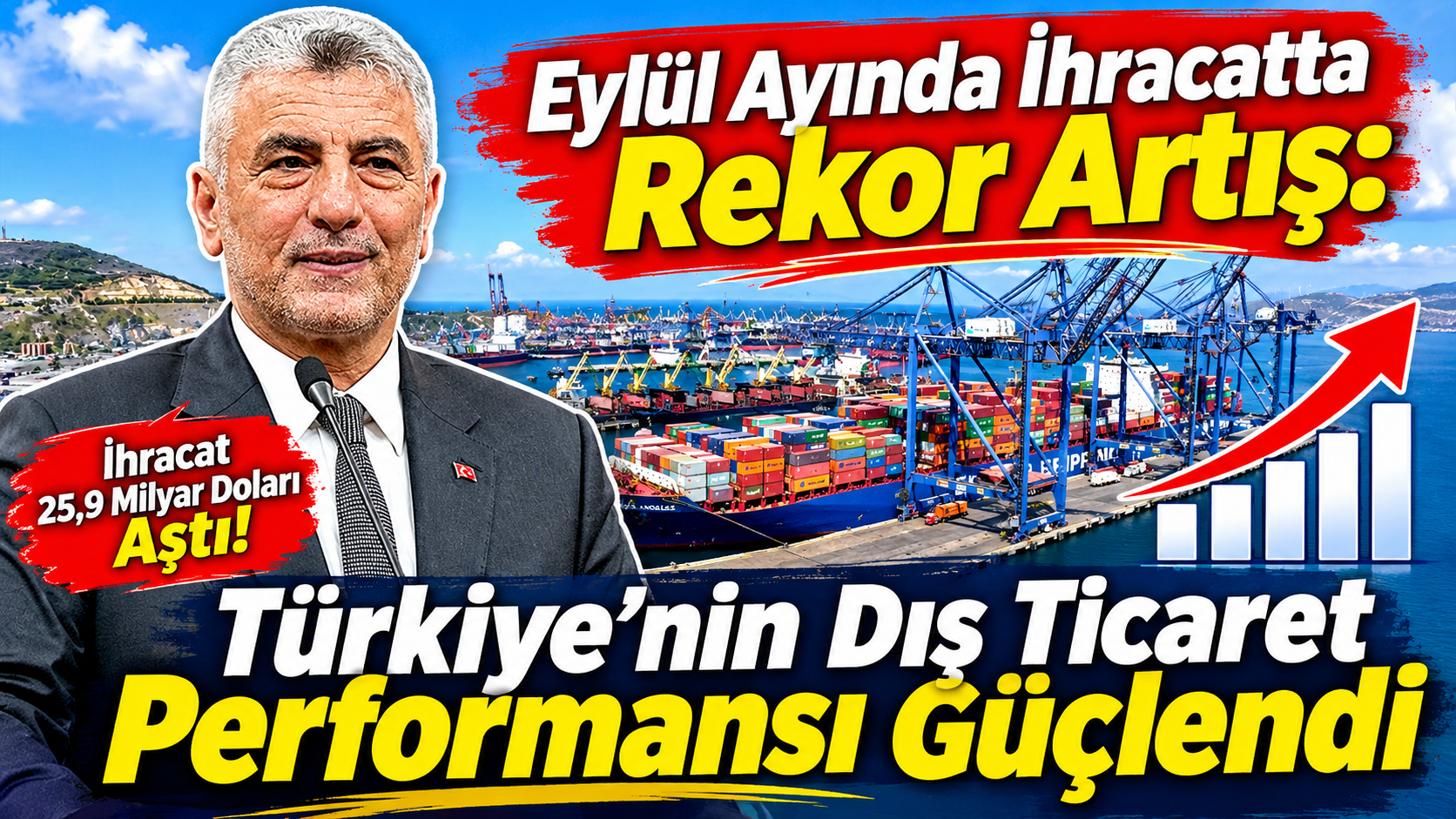 Eylül Ayında İhracatta Rekor Artış: Türkiye’nin Dış Ticaret Performansı Güçlendi