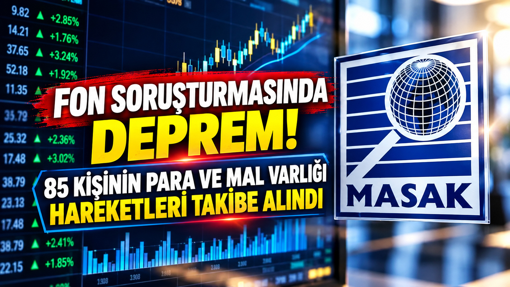 Fon Soruşturmasında Deprem! 85 Kişinin Para ve Mal Varlığı Hareketleri Takibe Alındı