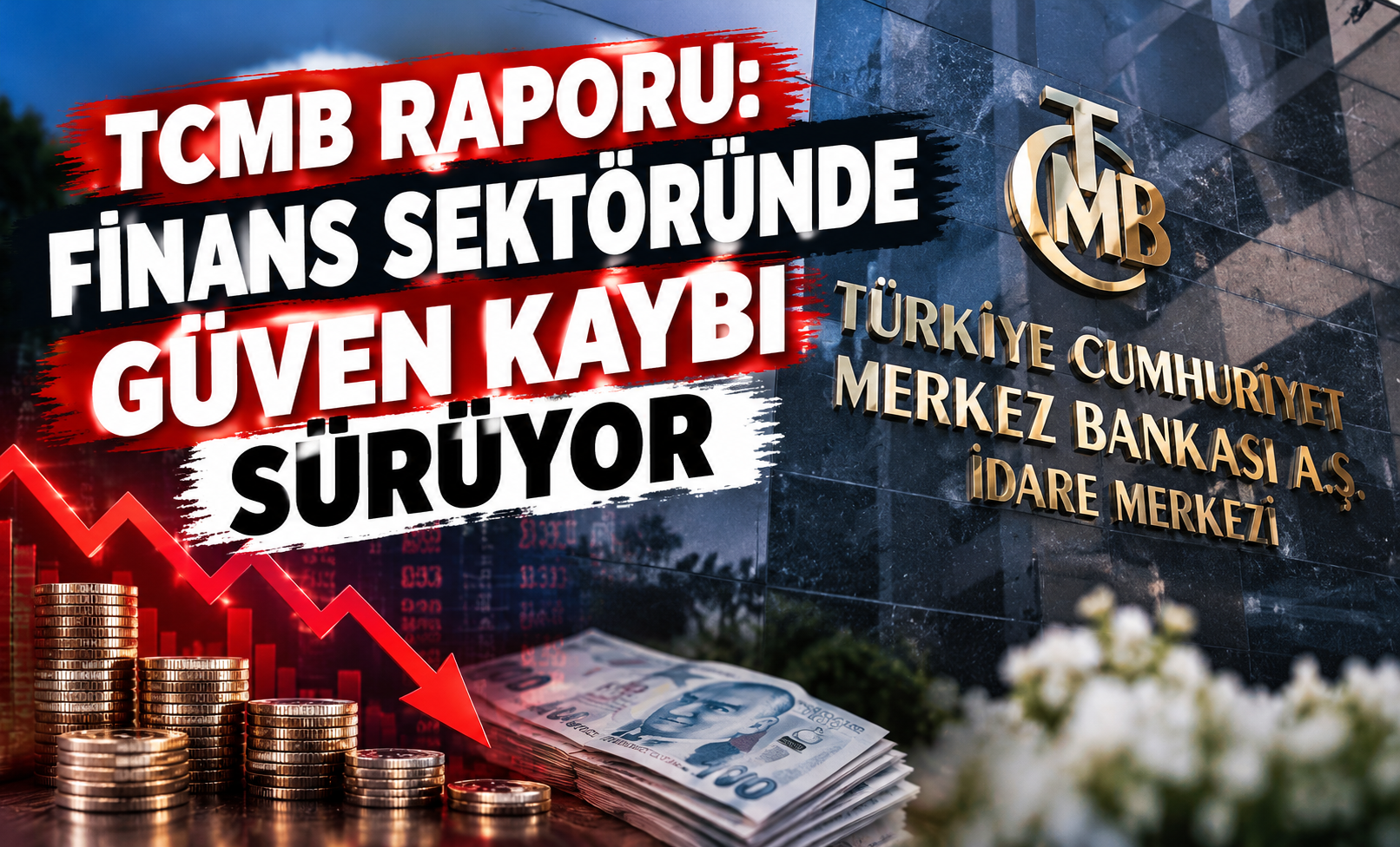 TCMB Raporu: Finans Sektöründe Güven Kaybı Sürüyor